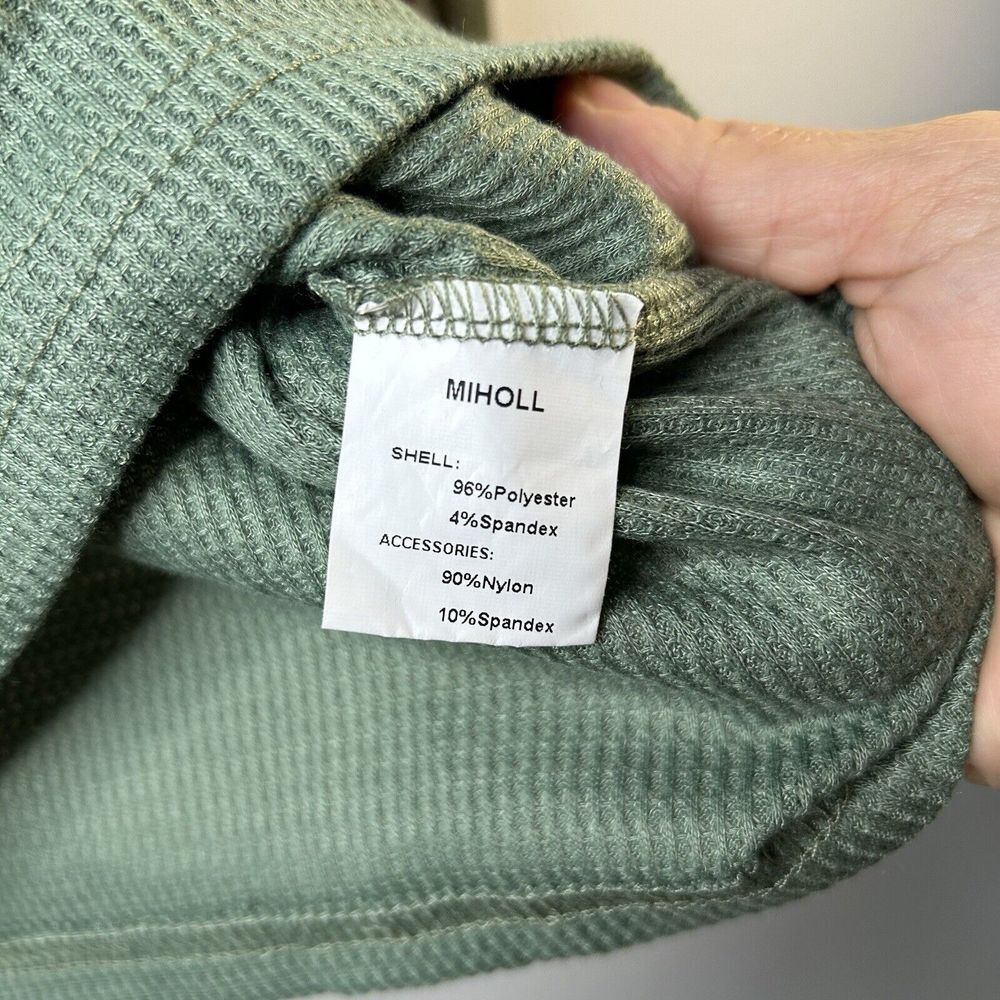 MIHOLL Women Green Long Sleeve Blouse L - Picture 4 of 7